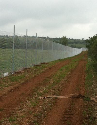 Clôture de périmétrie protection