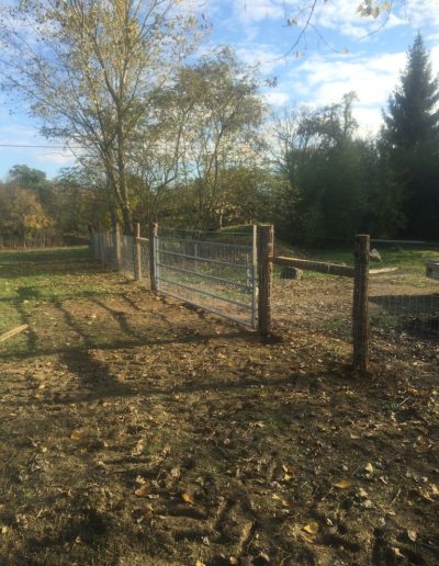 Porte galva sur poteau bois