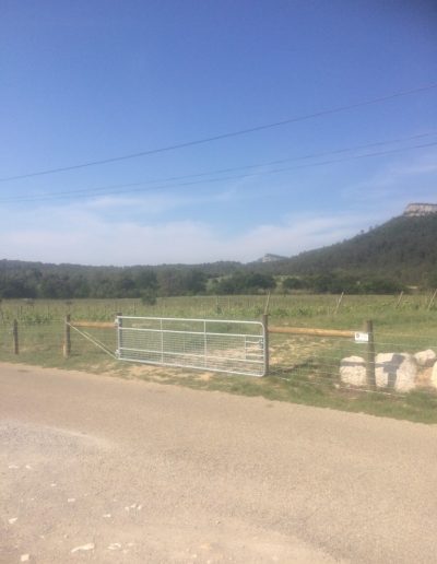 Porte galva sur poteau bois