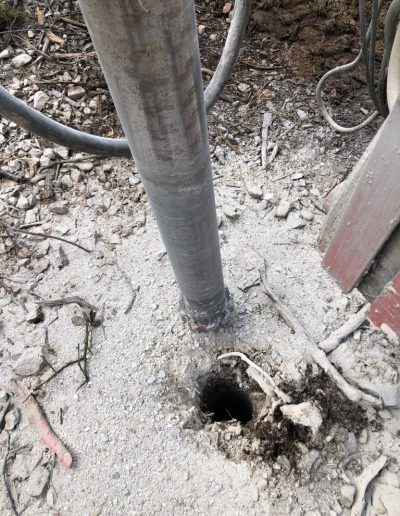 Solotrack avec marteau fond de trou