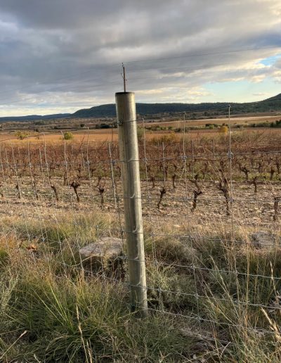 Poteau galva 76mm/4mm